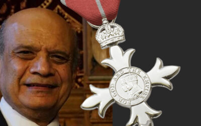 MBE Honour for JHOD Founder and Chair, Kirit Modi